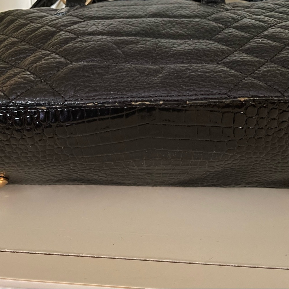 BRAHMIN BLACK MINI ASHER HEMLOCK MELBOURNE BAG - Picture 9 of 15